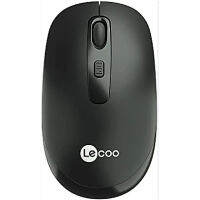 W-OPT.LECOO (WS205) Black By LENOVOเมาส์ไร้สาย LECOO (WS205) สีดำ