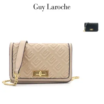 Leather handbag Guy Laroche White in Leather - 28349986