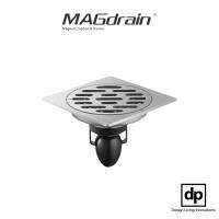 MAGdrain DP1Q50-B ชุดท่อระบายน้ำวัสดุสแตนเลส 304 ระบบป้องกันการย้อนกลับ   ขนาด 4x4 นิ้ว