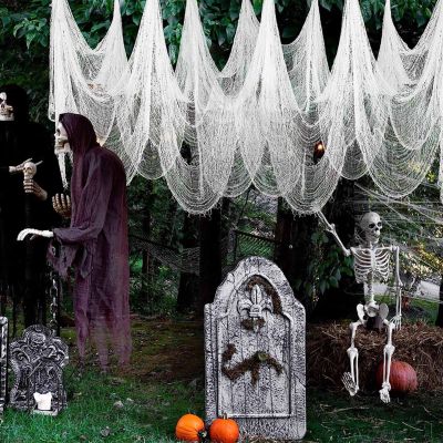 Halloween Black Roving Gauze Halloween Diy Decorative Gauze For Halloween Scary Scene Props