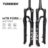 Xu61aa TOSEEK KN34แมกนีเซียมที่เหยียบรองถีบจักรยาน MTB ส้อม26/27.5/ 29er นิ้วจักรยานเสือภูเขา RL120mm อากาศโช้ค