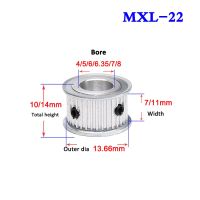 เชื่อถือได้1ชิ้น MXL 22ถึง30ซิงโครนัสล้อพูลลีย์ไทม์มิ่งความกว้าง7มม. 11คันคลั๊ชมอเตอร์ไซค์4/5/6/6.35/7/8/10/12มม.
