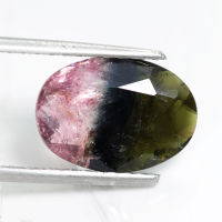 3 ct Tourmaline Water melon Oval cut