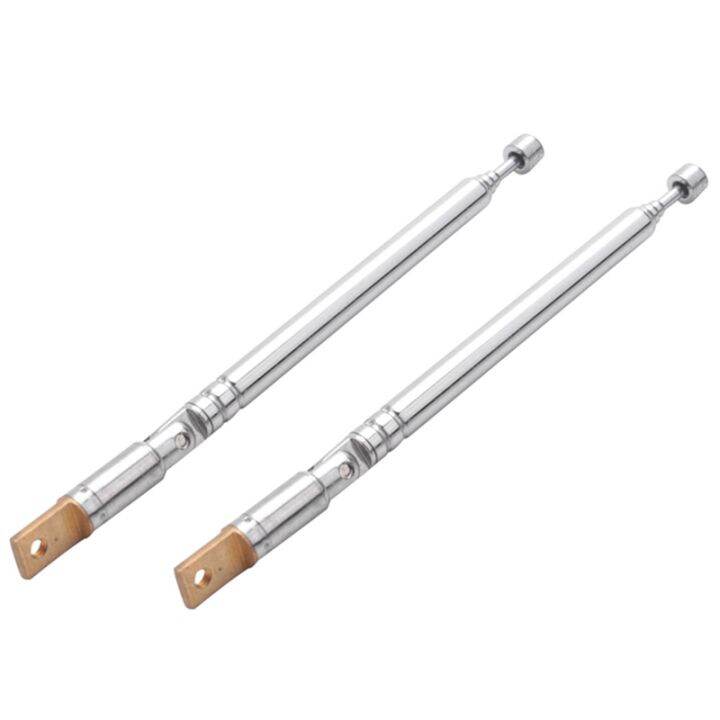 2pcs-replacement-25-4cm-10inch-5-sections-telescopic-antenna-aerial-for-radio-tv