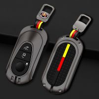 Alloy Car Remote Key Case Cover Shell For Mercedes Benz C E Class W223 W206 C260 C300 S450 S500 S400 Protector Holder Keyless