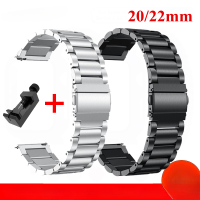 22mm 20mm Watch Band For Samsung Galaxy Watch 5/3 40 44 45 42 46mm S3 Active Bracelet Huawei Watch GT3 gt2e Stainless Steel Band