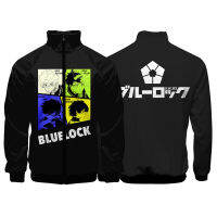 New Anime BLUE LOCK Isagi Yoichi/Chigiri Hyoma Vertical Collar Zipper Clothing Japanese Mens Fashion Womens Loose Sweater Unisex Casual Long  Sleeve  Jacket Top CosplayTH