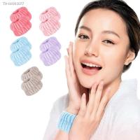 ☁❧ Face Washing Wristband Breathable Flannel Sports Wristbands For Women Girls Skincare Wristbands Suitable For Washing Face Makeup