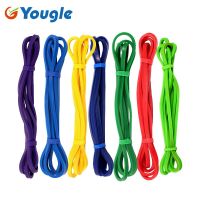 YOUGLE Fitness Equipment Cross Fit Loop Pull Up Physical Resistance Bands 9 Colors Rubber Expander Bands Pull belt 208cm Exercise Bands