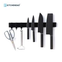 Powerful Magnetic Bar for Knives Wall-mouted Magnet Holder Stainless Steel Knife Strip Knife Holder No Drilling KITCHENDAO