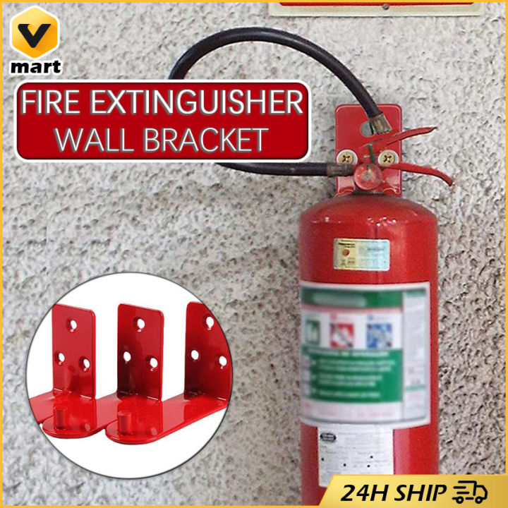 1sets Fire Extinguisher For Heavy Duty Brackets Hanger Fire Extinguisher Rack With Accessories 