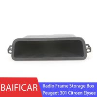 Baificar Brand New Radio Frame CD Panel Storage Box For Peugeot 301 Citroen Elysee