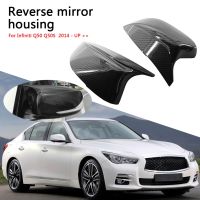 Hans1 1 Car Mirror Caps Covers Durable Door Cover Exterior for Q60 Q70 QX30 Infiniti 2014-2021