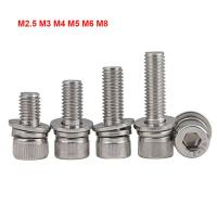 Hex Socket Head Cap 304 Screw Washer - M2.5-m8 Hexagon Hex Socket Head Cap Bolts - Aliexpress