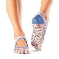 ถุงเท้าโยคะ ถุงเท้าพิลาทิส ยี่ห้อ Toesox - Bellarina Full Toe แบบปิดนิ้ว SUNBURST