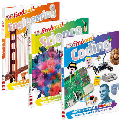 DK small discovery decoding Engineering Science English original edition coding Engineering Science Encyclopedia of science and technology English reading materials 6-9 years old primary school teaching aids English original edition books