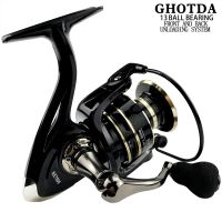 GHOTDA New 13 1BB Fishing Spinning Reel 2000-7000 No Gap Metal Spool Gear Ratio 5.2:1/ 4.7:1 Reel Carp Fishing Gear Pesca