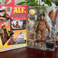 Ultimate NECA ALF Figur Hidup Bentuk ALF Drakula Tokoh Aksi Bersama Boneka Bergerak Hadiah Ulang Tahun