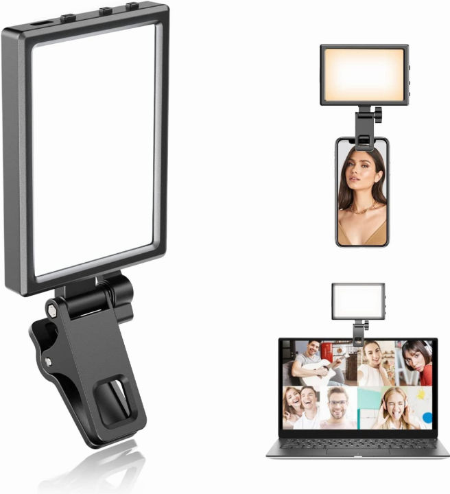 eicaus-rechargeable-selfie-light-with-clip-and-adapter-for-phone-camera-perfect-for-tiktok-selfie-video-conference-compatible-with-iphone-android-ipad-laptop-portable-led-light-for-photos-and-videos