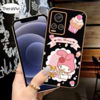 เคสโทรศัพท์กันกระแทกเข้ากันได้กับ Vivo V20 Pro S7 V21 V21E Y73 2021คลุมทั้งหมดตัวปกป้องกล้องถ่ายรูปเคสด้านหลังกันกระแทกลายการ์ตูน