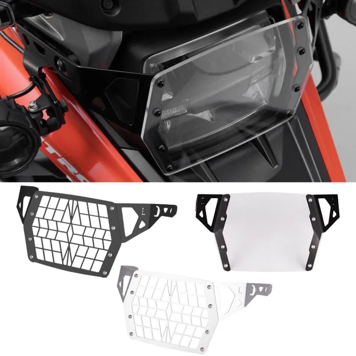Allotmark Motorcycle Accessories Headlight Guard Grill Protector Lens