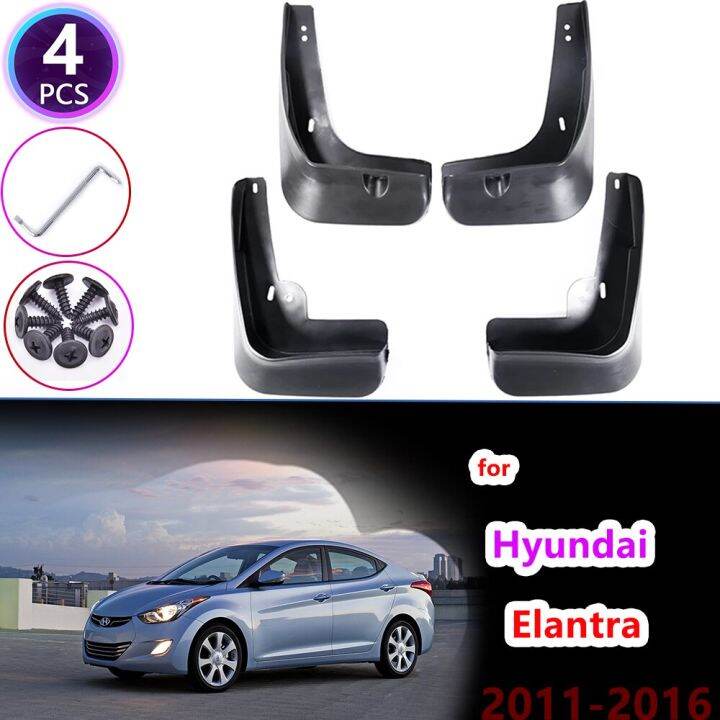 Car Mudflaps for Hyundai Elantra MD 2011 2012 2013 2014 2015 2016