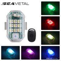 【CW】℡☈☄  Strobe Car/Motorcycle Warning Lamp Prevent Collision Safe Night Driving 350mAh Rechargeable