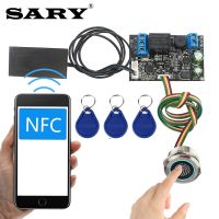 、。；【； Mobile Phone NFC Identification Relay Control Module Fingerprint Electric Lock Control Board IC 13.56Mhz Access Controller