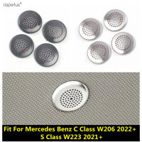 หลังคารถไมโครโฟนลำโพงกรอบครอบตัดสำหรับ Benz C คลาส W206 2022 S คลาส W223 2021-2023อุปกรณ์ตกแต่งภายใน