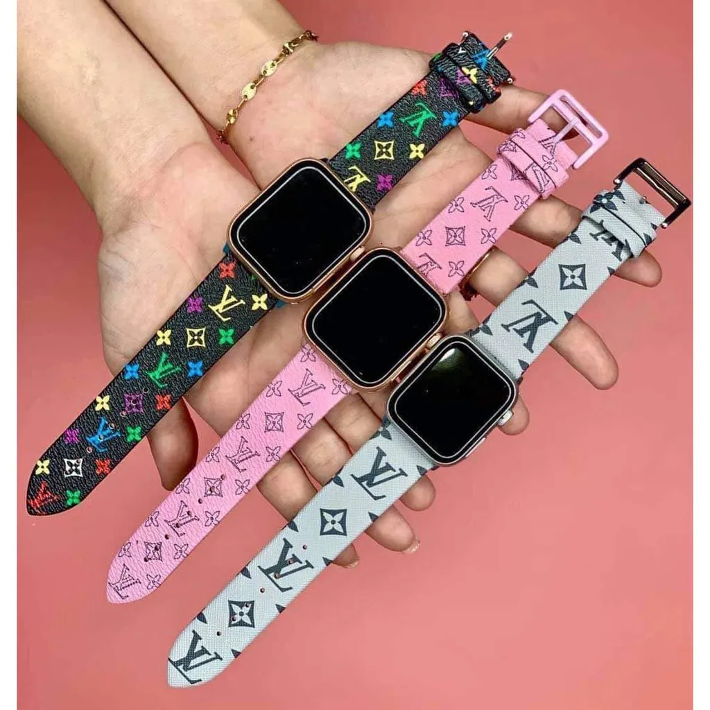 Converted an LV Tambour watch band into an Apple Watch Band  r Louisvuitton