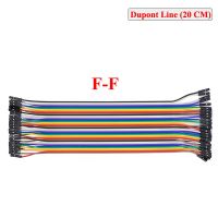 40pcs in Row Dupont Cable 20cm 2.54mm 1pin 1p-1p female to female jumper wire