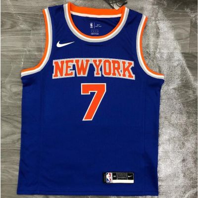 [Spot] [Hot Pressed]NBA New York Knicks No. 7 Carmelo Anthony Jersey City Edition Basketball Jersey Vest