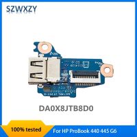 2023 SZWXZY สำหรับ HP Probook 440 445 G6แล็ปท็อปการ์ด USB บอร์ดพร้อมสายเคเบิล DA0X8JTB8D0 L44578-001ทดสอบ100% Gratis Ongkir