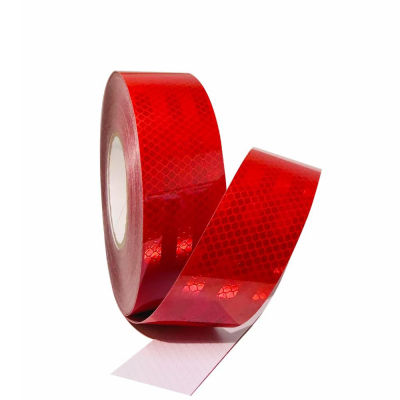 New Waterproof Reflective Safety Tape Hazard Caution Warning Sticker High Visibility Strong Adhesive Reflector Roll For Cars