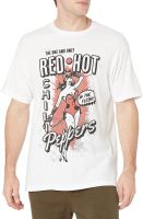 Red Hot Chili Peppers Official Devil Girl White T-Shirt