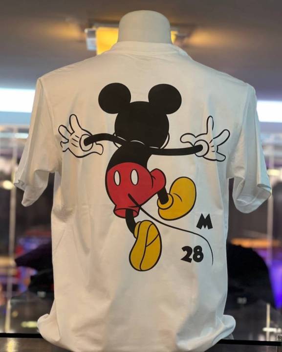 เสื้อยืดmickey-mouse-ป้ายแท้-100-เสื้อยืดใส่สบายได้ทุกวัยทุกเพศ-เสื้อสกรีนหน้าหลัง-เสื้อแฟชั่น