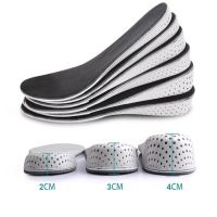 1 Pair Shoe Insoles Breathable Half Insole Heighten Heel Insert Sports Shoes Pad Cushion Unisex 2-4cm Height Increase Insoles