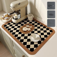 Super Absorbent Kitchen Rugs Anti Slip Dishes Drying Mat Coffee Placemat Drain Pad Tableware Bottle Car Bathroom Mat 러