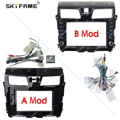 SKYFAME Car Frame Fascia Adapter Canbus Box Decoder For Nissan Teana Altima 2013-2018 Android Radio Dash Fitting Panel Kit