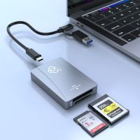 CFexpress Type B การ์ดรีดเดอร์ SD Type-B USB 3.1 Gen 2อะแดปเตอร์10Gbps ที่เก็บการ์ดหน่วยความจำสำหรับ Canon Nikon Sony