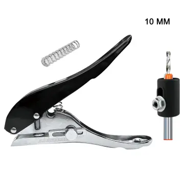  UEB Heavy Duty ID Card Badge Hole Slot Punch Tag Tool : Office  Products
