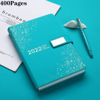 400Pages 2022 Year 365 Every Day Planner Notebook Notepad Daily Schedule Office Business Notebooks Student Supplies Gift Present