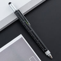 6-in-1 Multifunctional Pen Capacitive 6-in-1 Metal Ballpoint Wholesale Scale Screwdriver Tool