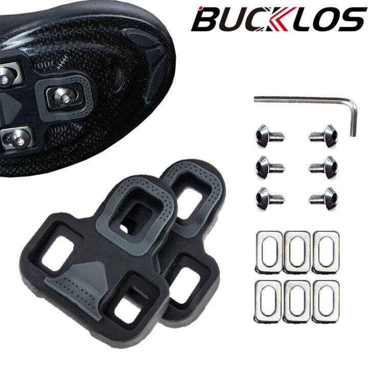 BUCKLOS Road Bike Pedal Cleat Durable Cycling Shoe Self Lock Bicycle