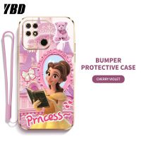 YBD LV ซิลิกาเคสโทรศัพท์เจลพร้อมสายคล้องสำหรับ Xiaomi POCO C40 POCO C3 C31 Redmi 10C 9C 10A Redmi 10 Power เคสบางพิเศษพร้อมป้องกันเลนส์