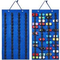 Toy Cars Organizers Display Case Compatible with 60 Hot Wheels Hanging Storage Box Large Matchbox Cars Holder Bags Gift for Kids