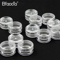 【YF】❆۩  50/100Pcs Jar 2.5g Small Refillable Bottles Plastic Eyeshadow Makeup Face Pot