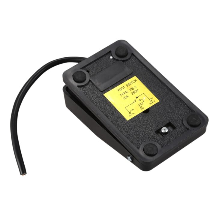 220v-10a-spdt-nonslip-plastic-momentary-electric-power-foot-pedal-switch
