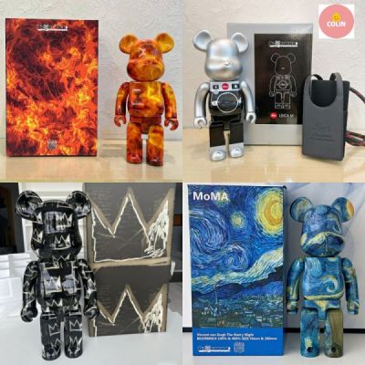 ของเล่นฟิกเกอร์ BEARBRICK ; 400% 1:1 คุณภาพดี 1/2