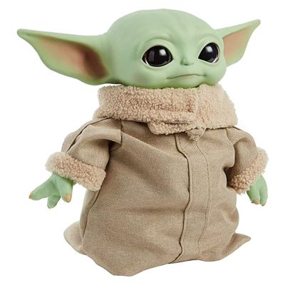 ZZOOI Disney Movies Star Wars 28cm Baby Yoda Action Figure Toy Model Dolls Toys Kids Birthday Gifts
